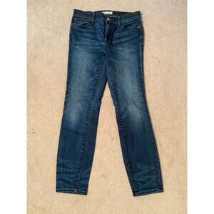 Madewell High Riser Skinny Jeans, Size 28
